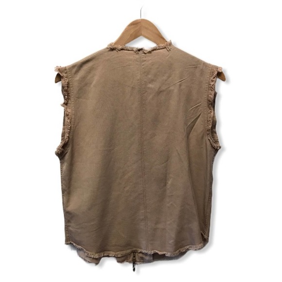 True Religion | NWOT Zip Front Utility Pocket Tank - Picture 8 of 11